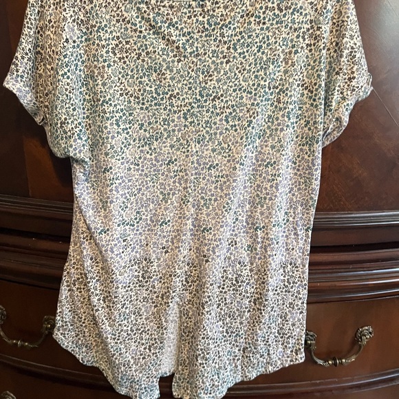 Lucky Brand Silver Cream Relaxed T-Shirt - Picture 4 of 8